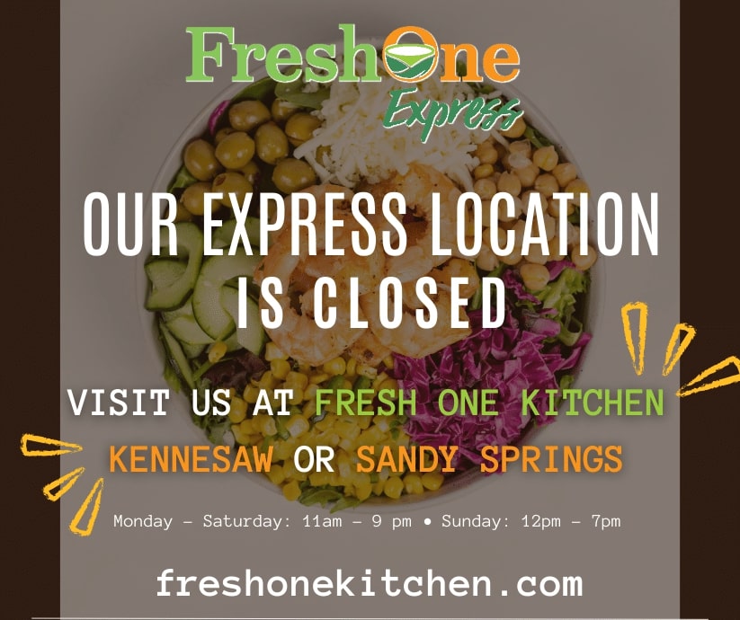 Fresh One Express Closed Banner